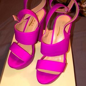 Glaze Hot Pink Heels